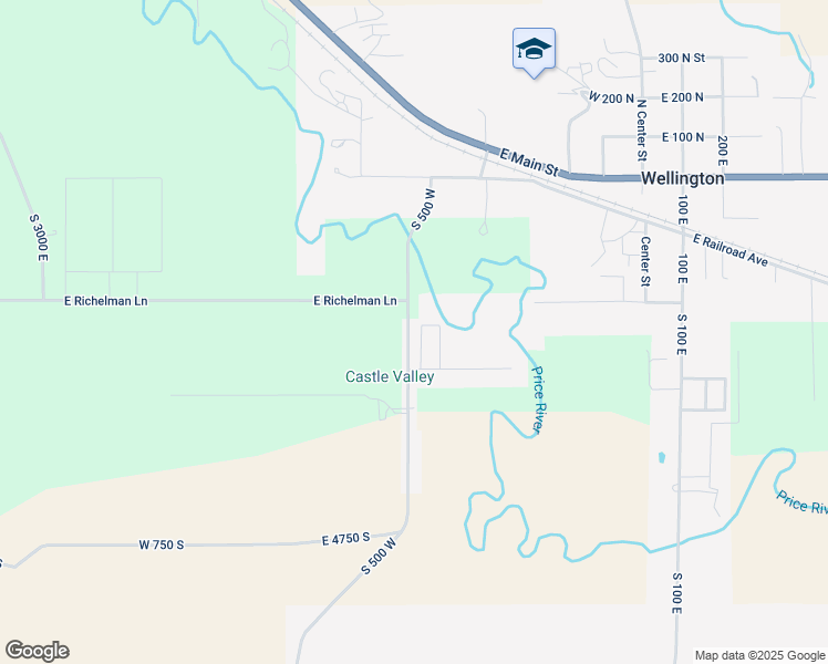 map of restaurants, bars, coffee shops, grocery stores, and more near 3772 East Richelman Lane in Wellington