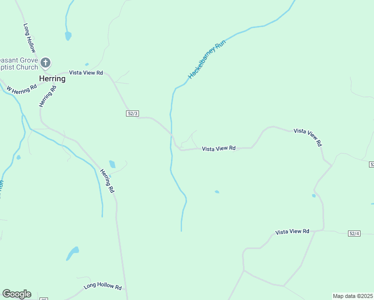 map of restaurants, bars, coffee shops, grocery stores, and more near County Route 52/3 in Kingwood