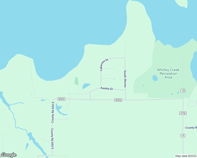 map of restaurants, bars, coffee shops, grocery stores, and more near Lakeview Drive in Sullivan
