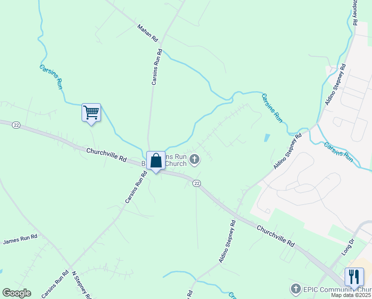 map of restaurants, bars, coffee shops, grocery stores, and more near 836 Lynn Lee Drive in Aberdeen