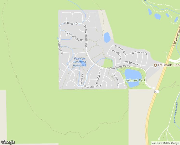 map of restaurants, bars, coffee shops, grocery stores, and more near 9493 West Finland Drive in Littleton