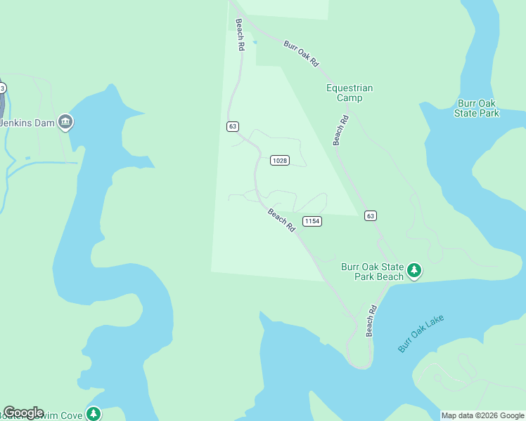 map of restaurants, bars, coffee shops, grocery stores, and more near 4805 Beach Road in Glouster