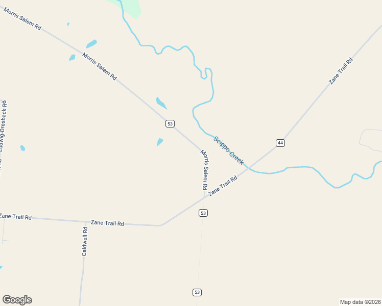 map of restaurants, bars, coffee shops, grocery stores, and more near 26851 Morris Salem Road in Circleville