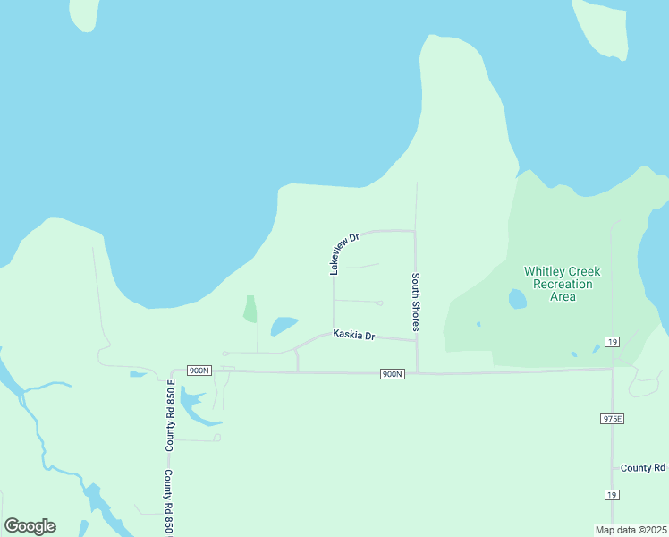 map of restaurants, bars, coffee shops, grocery stores, and more near Lakeview Drive in Sullivan