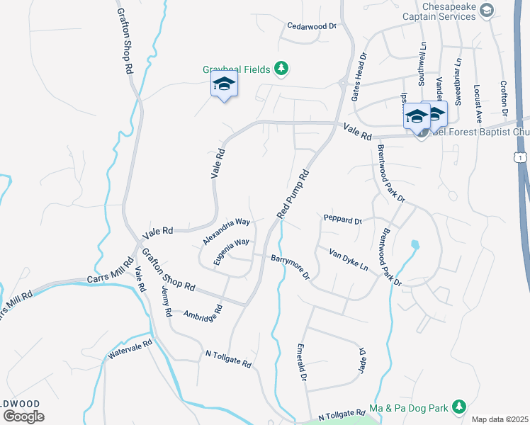 map of restaurants, bars, coffee shops, grocery stores, and more near 1701 Dungarvan Court in Bel Air