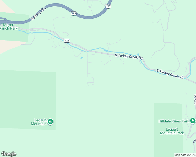 map of restaurants, bars, coffee shops, grocery stores, and more near 10146 South Turkey Creek Road in Morrison