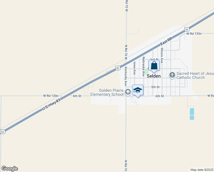 map of restaurants, bars, coffee shops, grocery stores, and more near in Selden