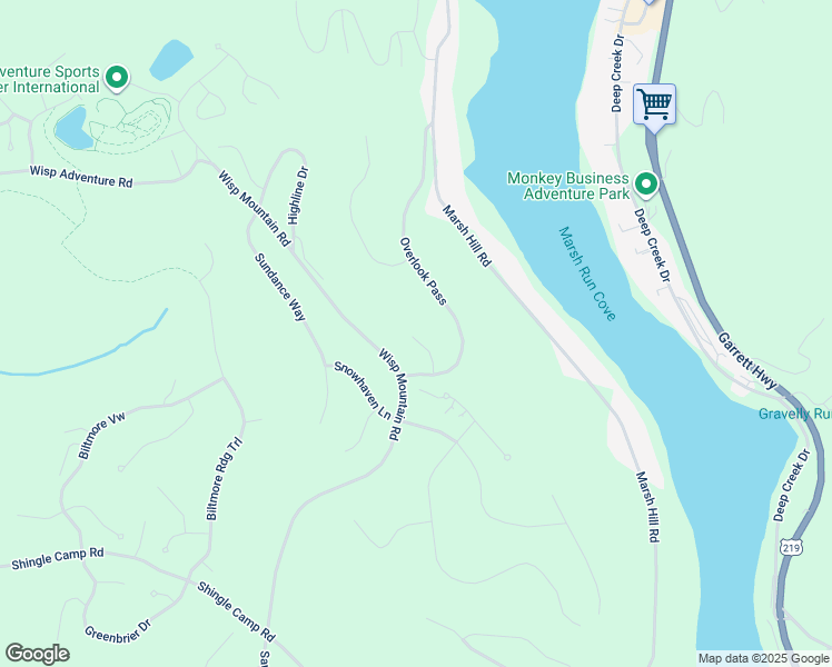 map of restaurants, bars, coffee shops, grocery stores, and more near 754 Wisp Mountain Road in McHenry