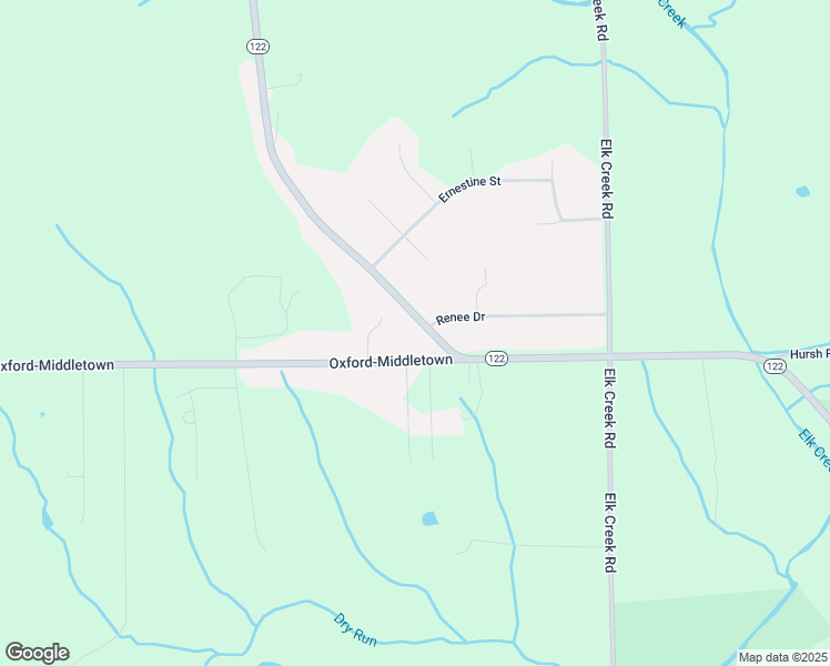 map of restaurants, bars, coffee shops, grocery stores, and more near 2131 Middletown Eaton Road in Middletown