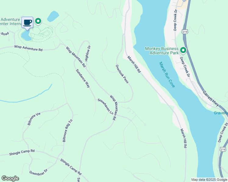 map of restaurants, bars, coffee shops, grocery stores, and more near 754 Wisp Mountain Road in McHenry