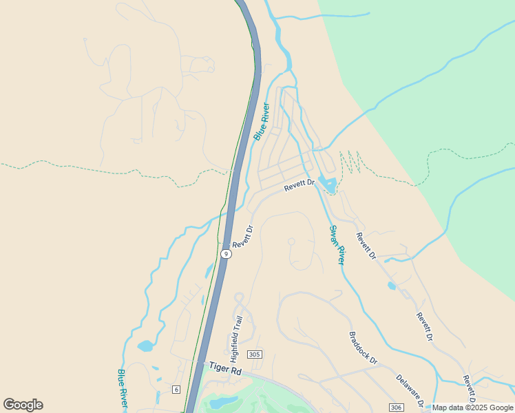 map of restaurants, bars, coffee shops, grocery stores, and more near 85 Revett Drive in Breckenridge