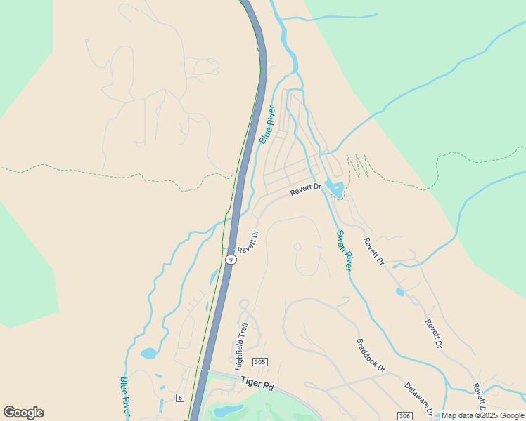 map of restaurants, bars, coffee shops, grocery stores, and more near 85 Revett Drive in Breckenridge