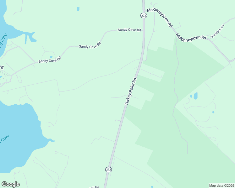 map of restaurants, bars, coffee shops, grocery stores, and more near 2369 Turkey Point Road in North East