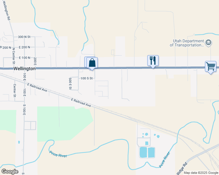 map of restaurants, bars, coffee shops, grocery stores, and more near 175 Maple Street in Wellington
