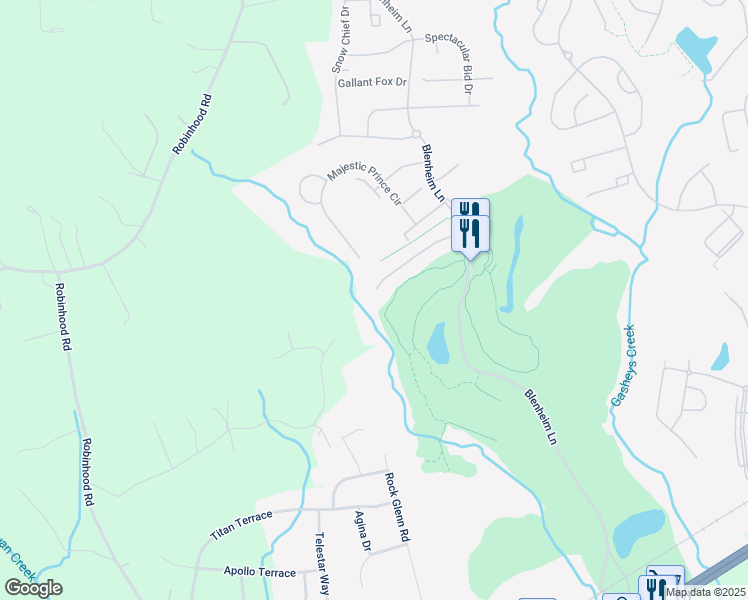 map of restaurants, bars, coffee shops, grocery stores, and more near 541 Risen Star Court in Havre de Grace