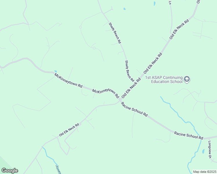 map of restaurants, bars, coffee shops, grocery stores, and more near 727 McKinneytown Road in North East