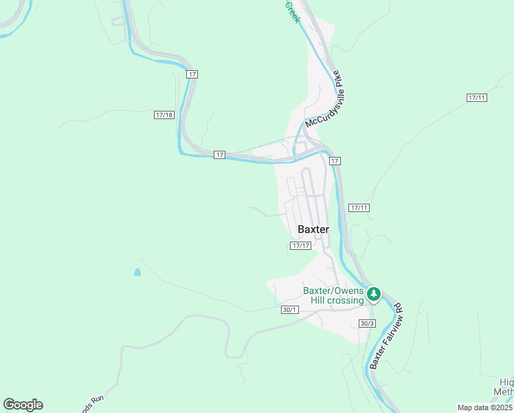 map of restaurants, bars, coffee shops, grocery stores, and more near in Baxter