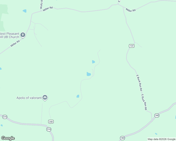 map of restaurants, bars, coffee shops, grocery stores, and more near 13441 Marshall Road in Rockbridge