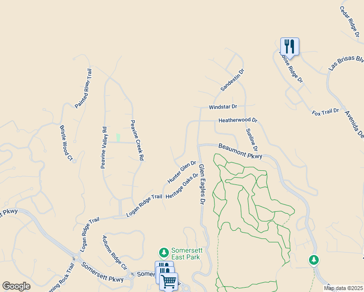map of restaurants, bars, coffee shops, grocery stores, and more near 7277 Heatherwood Drive in Reno