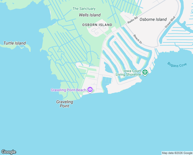 map of restaurants, bars, coffee shops, grocery stores, and more near 4 Surfside Boulevard in Little Egg Harbor Township