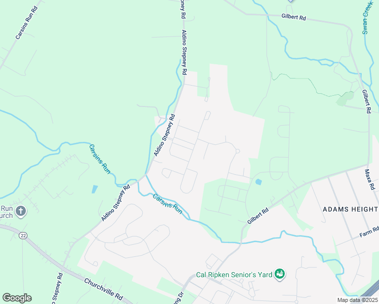 map of restaurants, bars, coffee shops, grocery stores, and more near 3613 Bertram Drive in Aberdeen