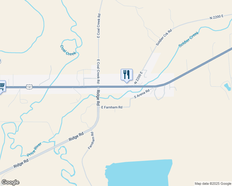 map of restaurants, bars, coffee shops, grocery stores, and more near 2138 East Main Street in Wellington