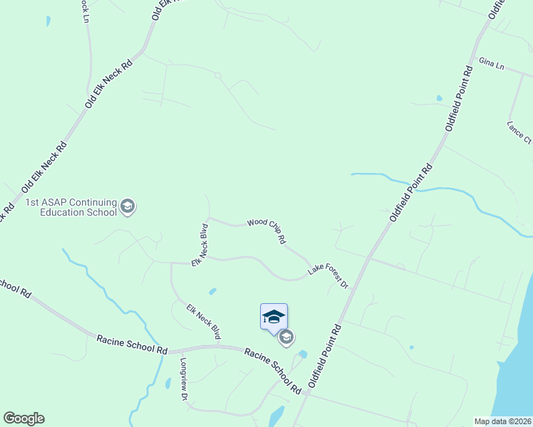 map of restaurants, bars, coffee shops, grocery stores, and more near 57 Wood Chip Road in Elkton