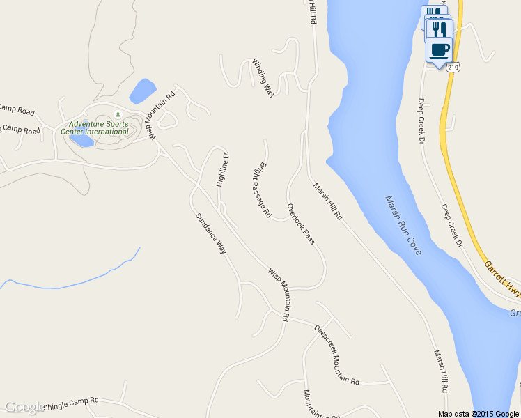 map of restaurants, bars, coffee shops, grocery stores, and more near 70 Bright Passage Road in McHenry