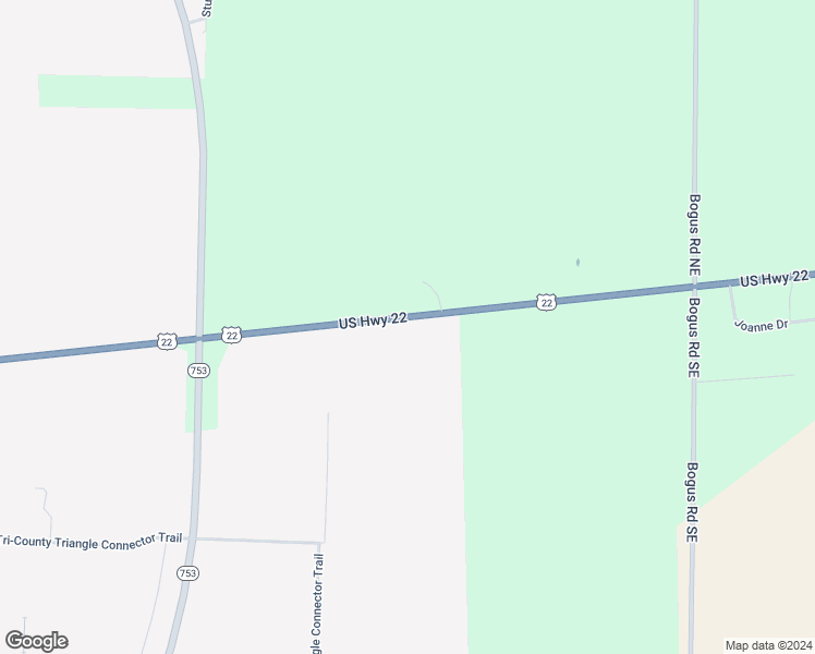 map of restaurants, bars, coffee shops, grocery stores, and more near 2827 U.S. 22 in Washington Court House