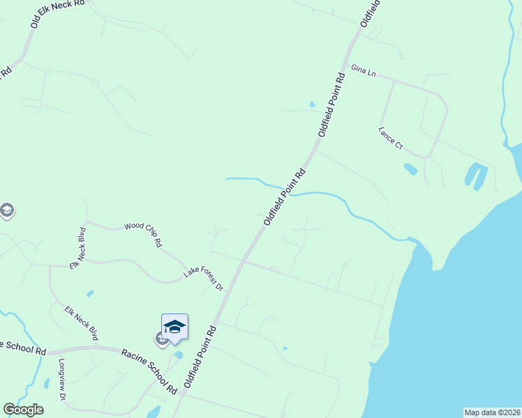 map of restaurants, bars, coffee shops, grocery stores, and more near 535 Oldfield Point Road in Elkton