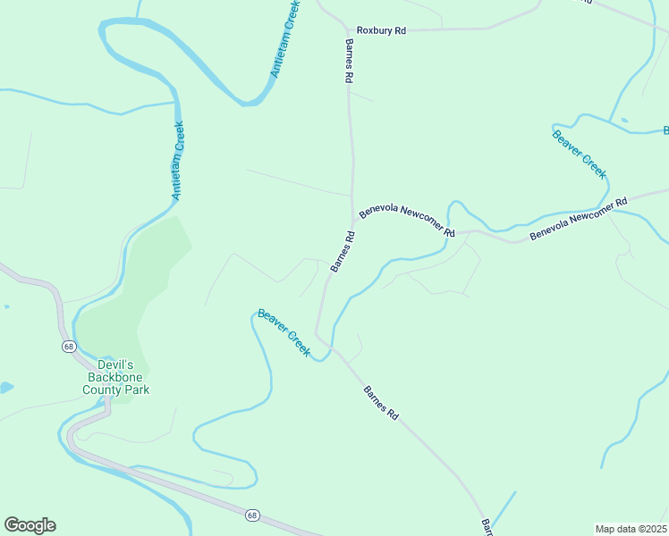 map of restaurants, bars, coffee shops, grocery stores, and more near Barnes Road in Washington County