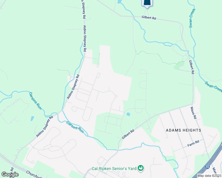 map of restaurants, bars, coffee shops, grocery stores, and more near 3626 Amber Way in Aberdeen