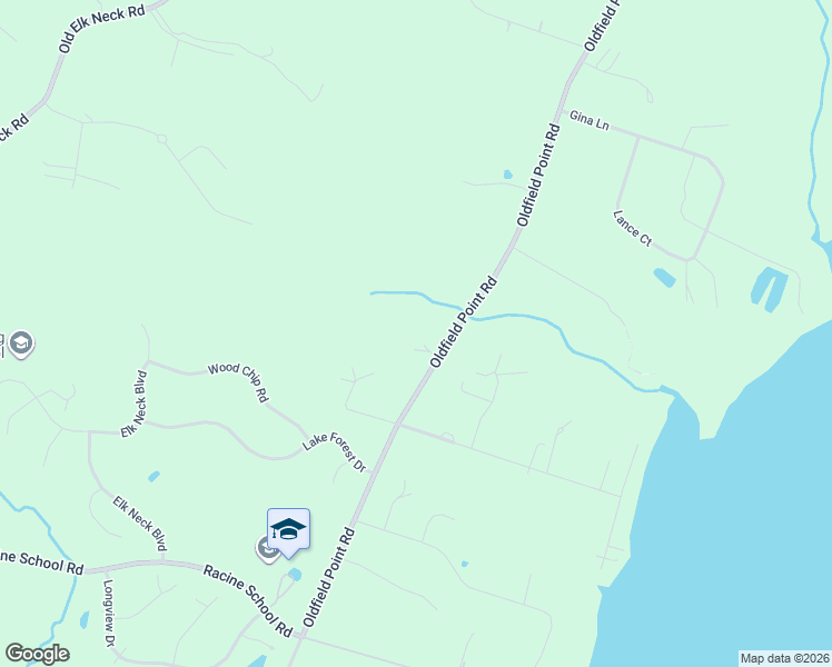 map of restaurants, bars, coffee shops, grocery stores, and more near 535 Oldfield Point Road in Elkton