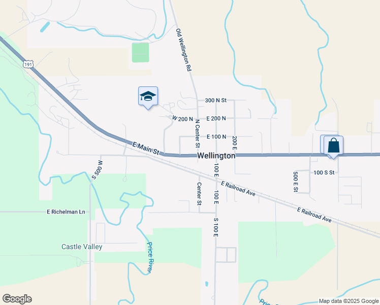 map of restaurants, bars, coffee shops, grocery stores, and more near in Wellington