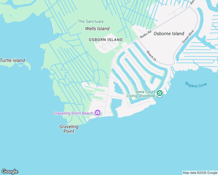 map of restaurants, bars, coffee shops, grocery stores, and more near 3 Southwinds Drive in Ocean County
