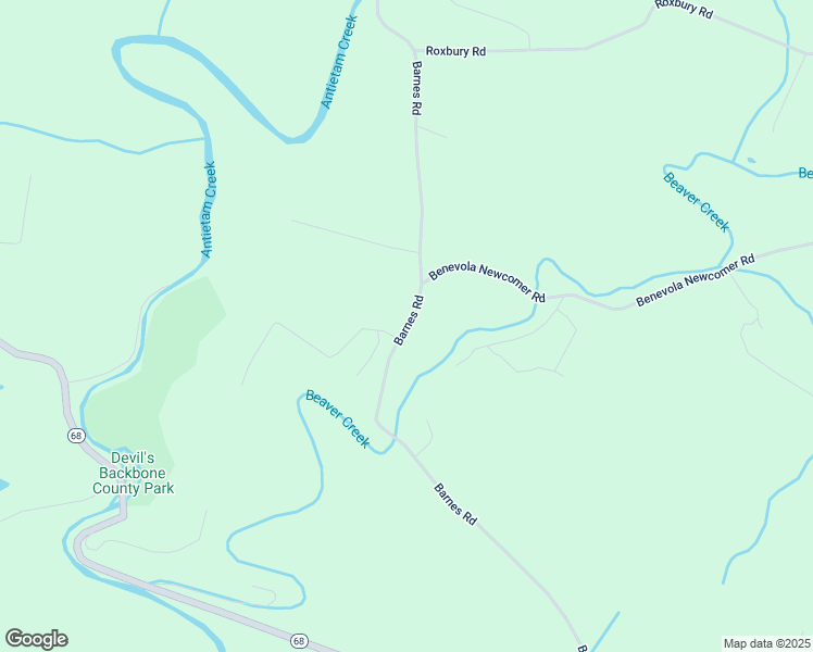 map of restaurants, bars, coffee shops, grocery stores, and more near Barnes Road in Washington County