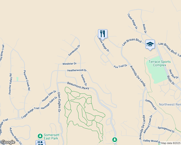 map of restaurants, bars, coffee shops, grocery stores, and more near 7053 Heatherwood Dr in Reno