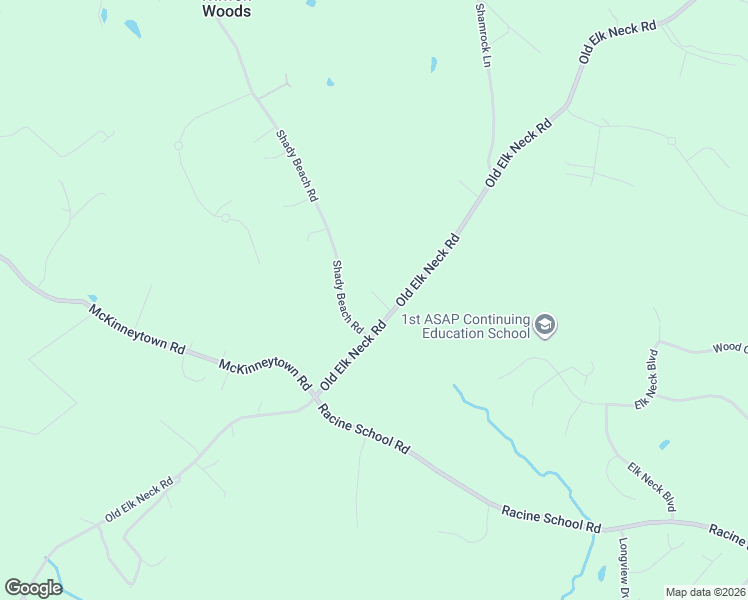 map of restaurants, bars, coffee shops, grocery stores, and more near 1193 Old Elk Neck Road in Elkton