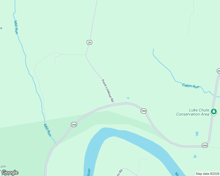 map of restaurants, bars, coffee shops, grocery stores, and more near 3545 County Road 36 in Stockport