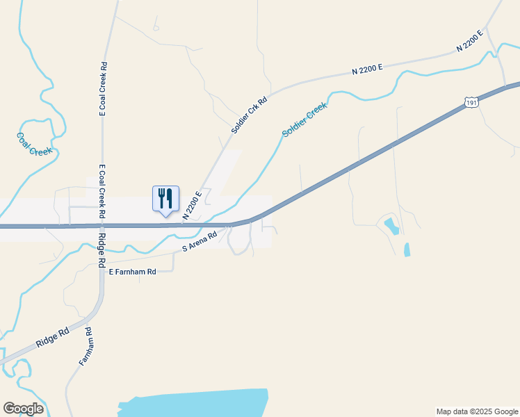 map of restaurants, bars, coffee shops, grocery stores, and more near 2427 East Main Street in Wellington