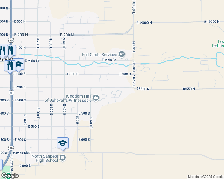 map of restaurants, bars, coffee shops, grocery stores, and more near 19 Aspen Circle in Mount Pleasant