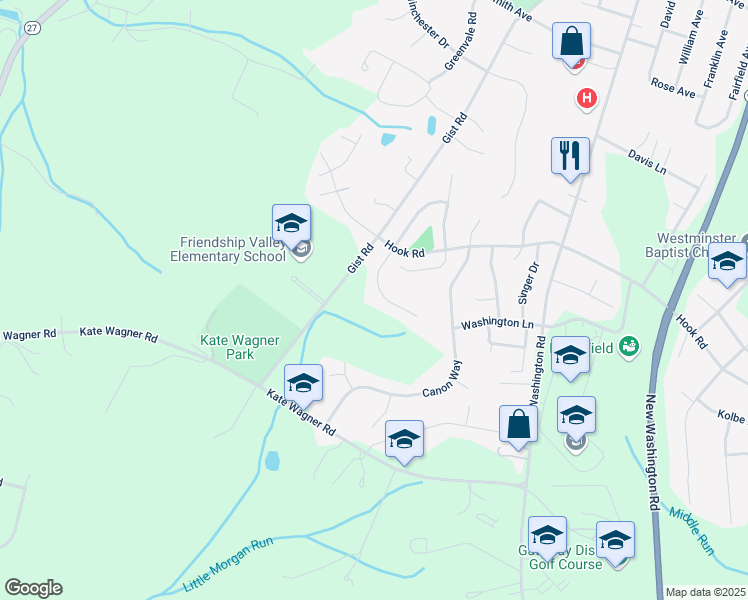 map of restaurants, bars, coffee shops, grocery stores, and more near 168 Federal Ann Court in Westminster