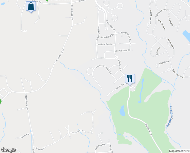 map of restaurants, bars, coffee shops, grocery stores, and more near 513 Majestic Prince Circle in Havre de Grace