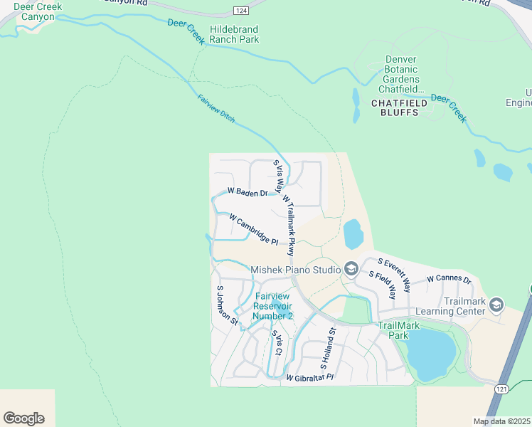 map of restaurants, bars, coffee shops, grocery stores, and more near 9692 West Belfast Drive in Littleton