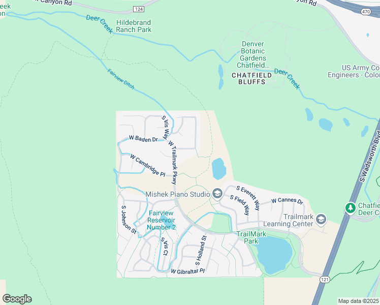 map of restaurants, bars, coffee shops, grocery stores, and more near 9490 West Belfast Place in Littleton