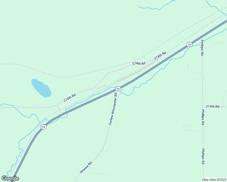 map of restaurants, bars, coffee shops, grocery stores, and more near 7058 Curlew-Winchester Road in Atchison