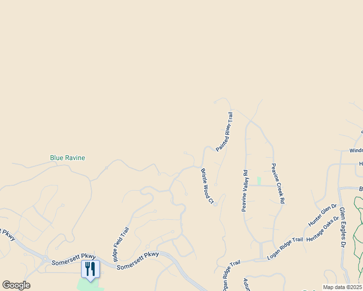 map of restaurants, bars, coffee shops, grocery stores, and more near 8175 Fox Meadows Court in Reno