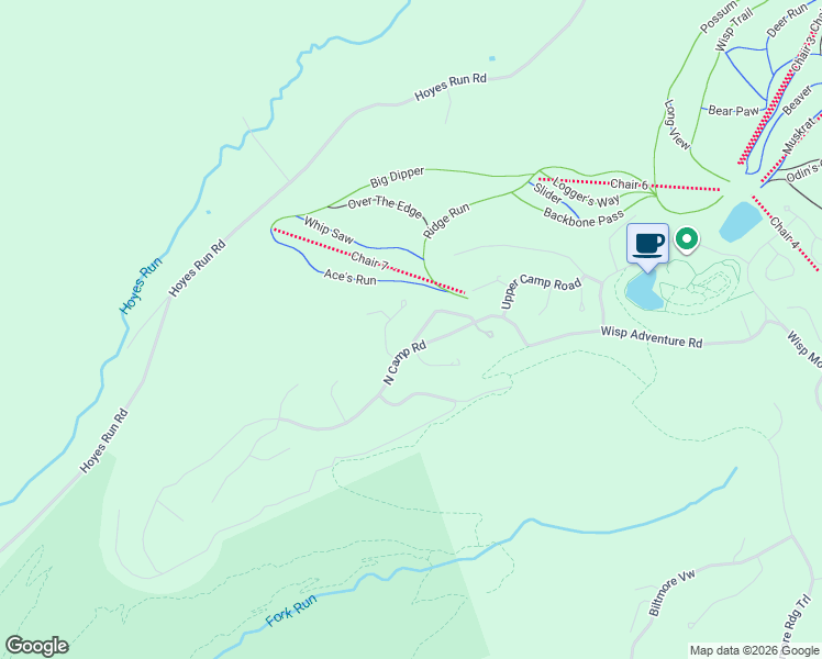 map of restaurants, bars, coffee shops, grocery stores, and more near 126 North Camp Road in McHenry
