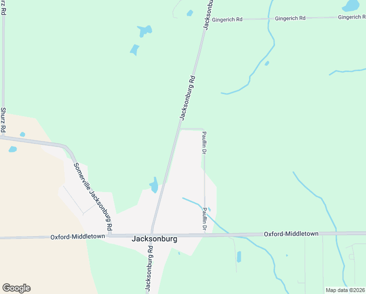 map of restaurants, bars, coffee shops, grocery stores, and more near 6246 Jacksonburg Road in Middletown