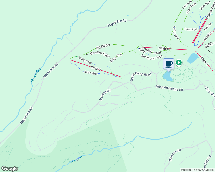 map of restaurants, bars, coffee shops, grocery stores, and more near 126 North Camp Road in McHenry